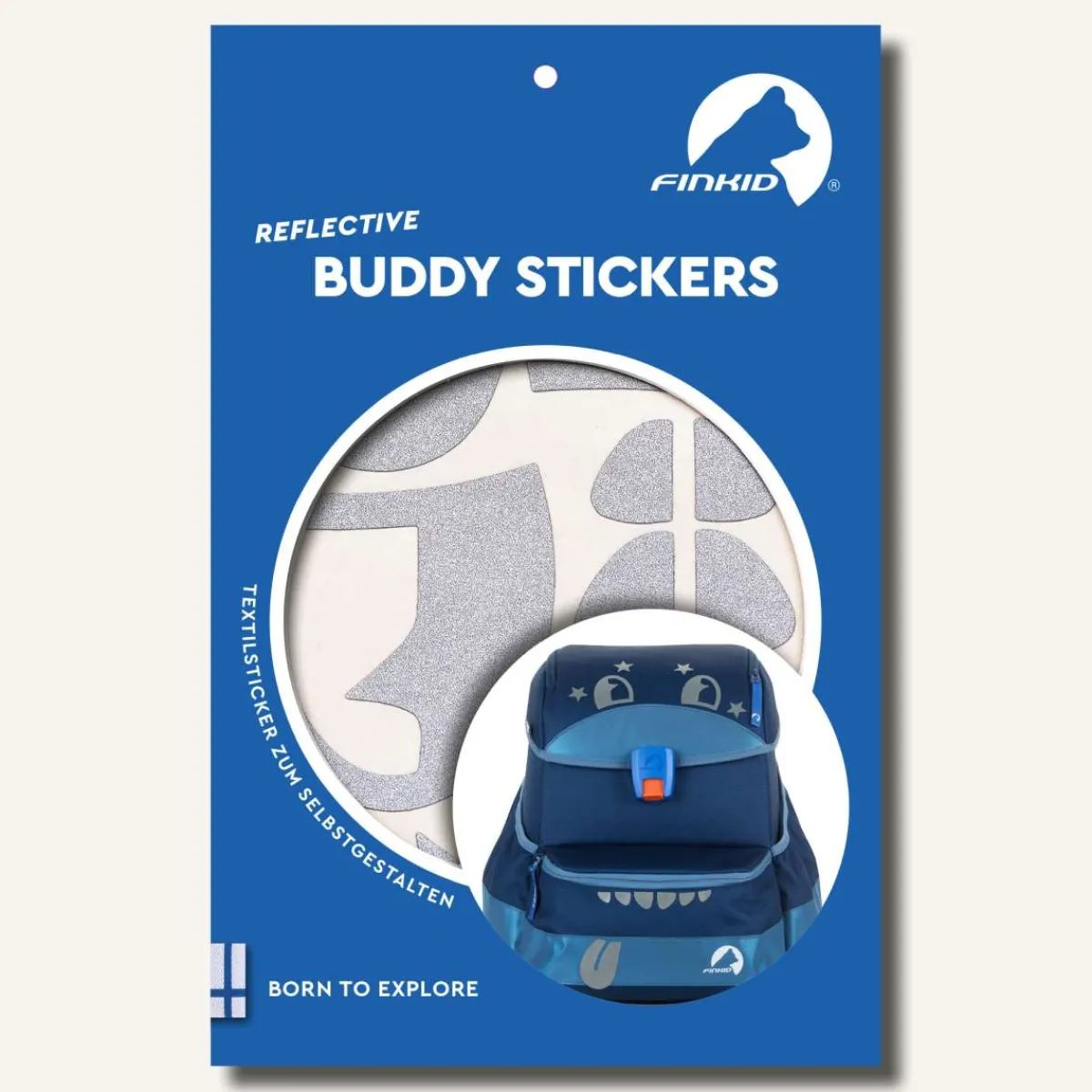 Kinder finkid REFLECTIVE BUDDY STICKERS