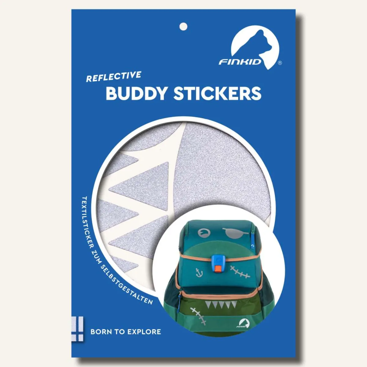 Kinder finkid REFLECTIVE BUDDY STICKERS