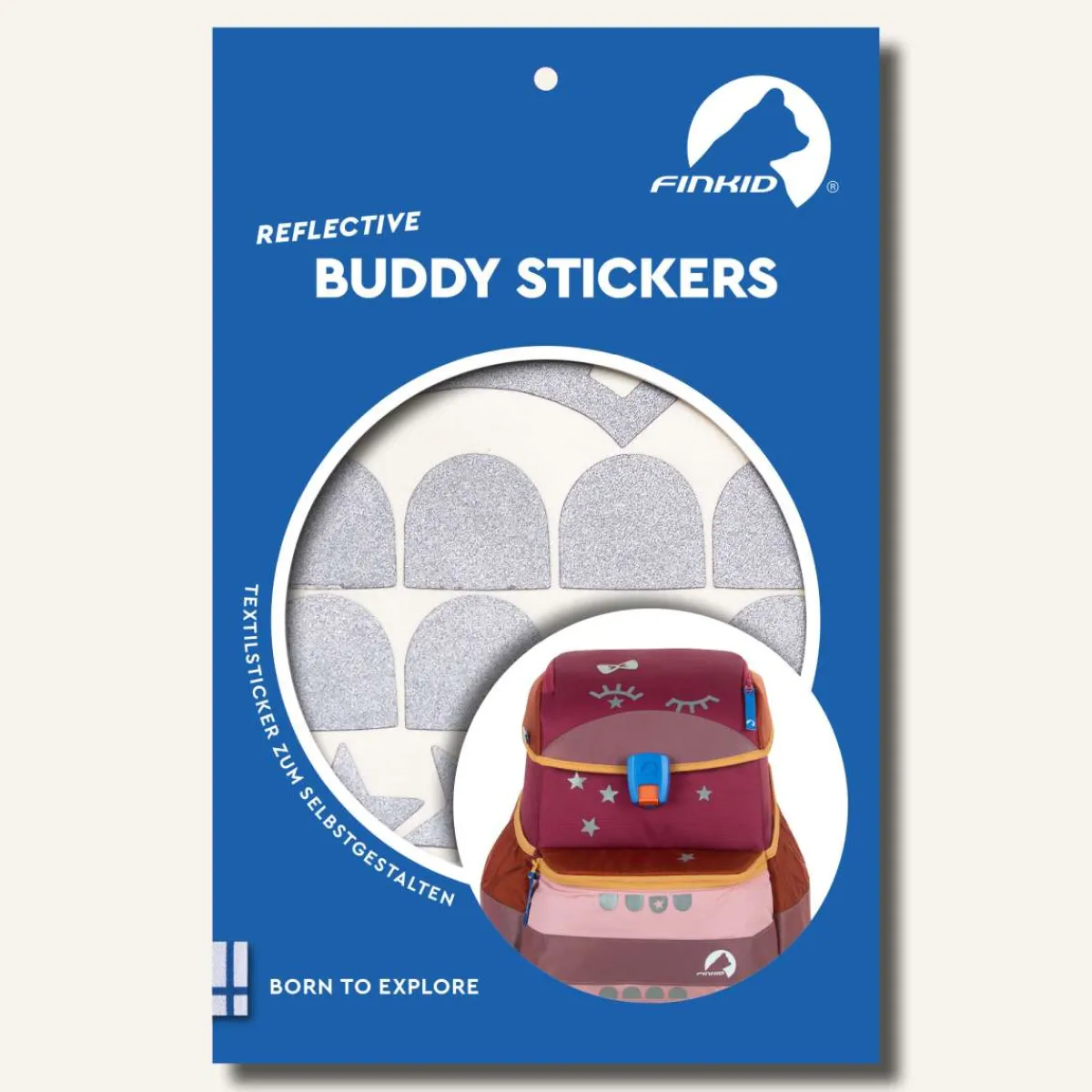 Kinder finkid REFLECTIVE BUDDY STICKERS